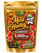 JGO Mad Honey Infused Gummies - Sour Watermelon Slices - 30ct - Mystic Journey Path