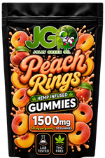JGO Peach Rings Gummies - 30ct - Mystic Journey Path