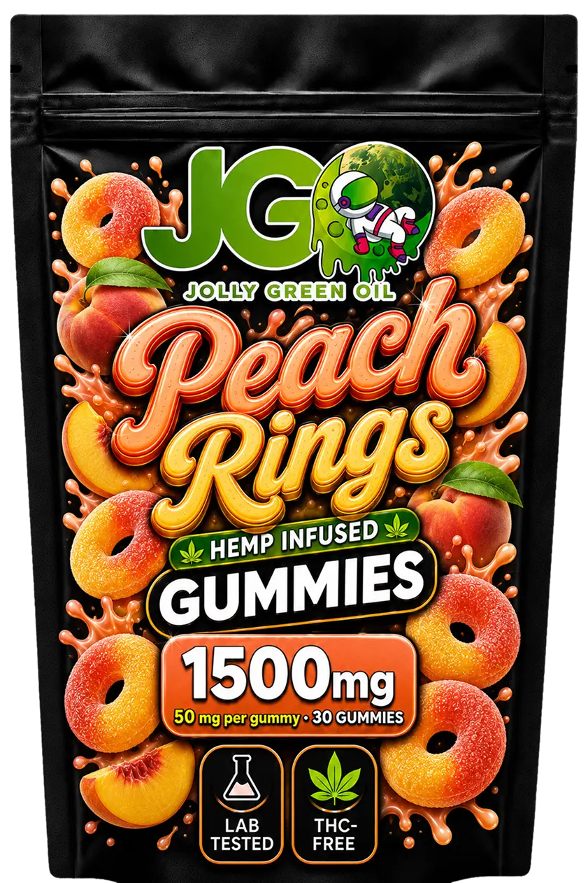 JGO Peach Rings Gummies - 30ct - Mystic Journey Path