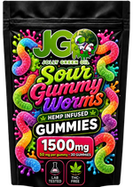 JGO Sour Gummy Worms - 30ct - Mystic Journey Path