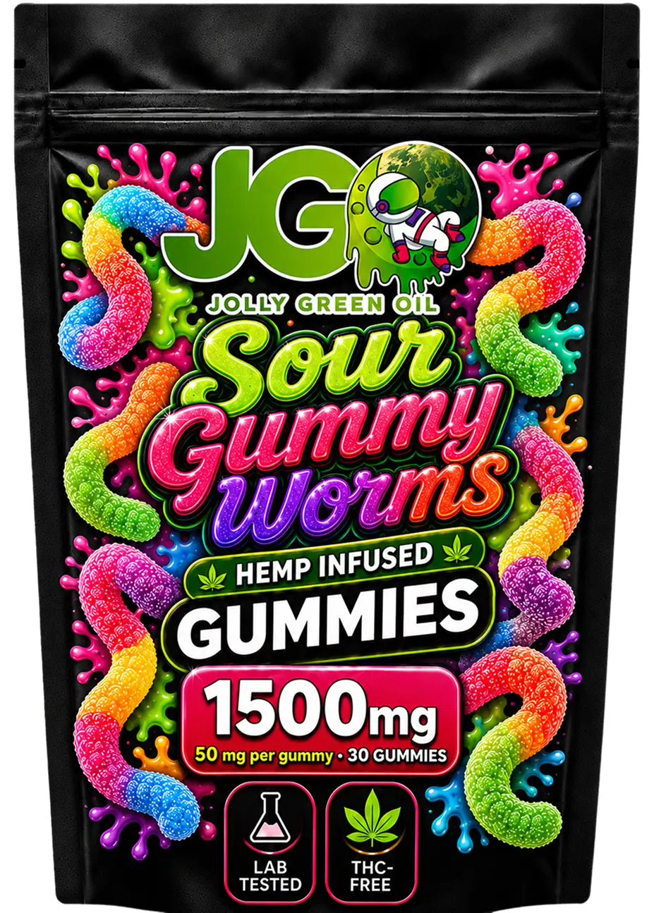 JGO Sour Gummy Worms - 30ct - Mystic Journey Path