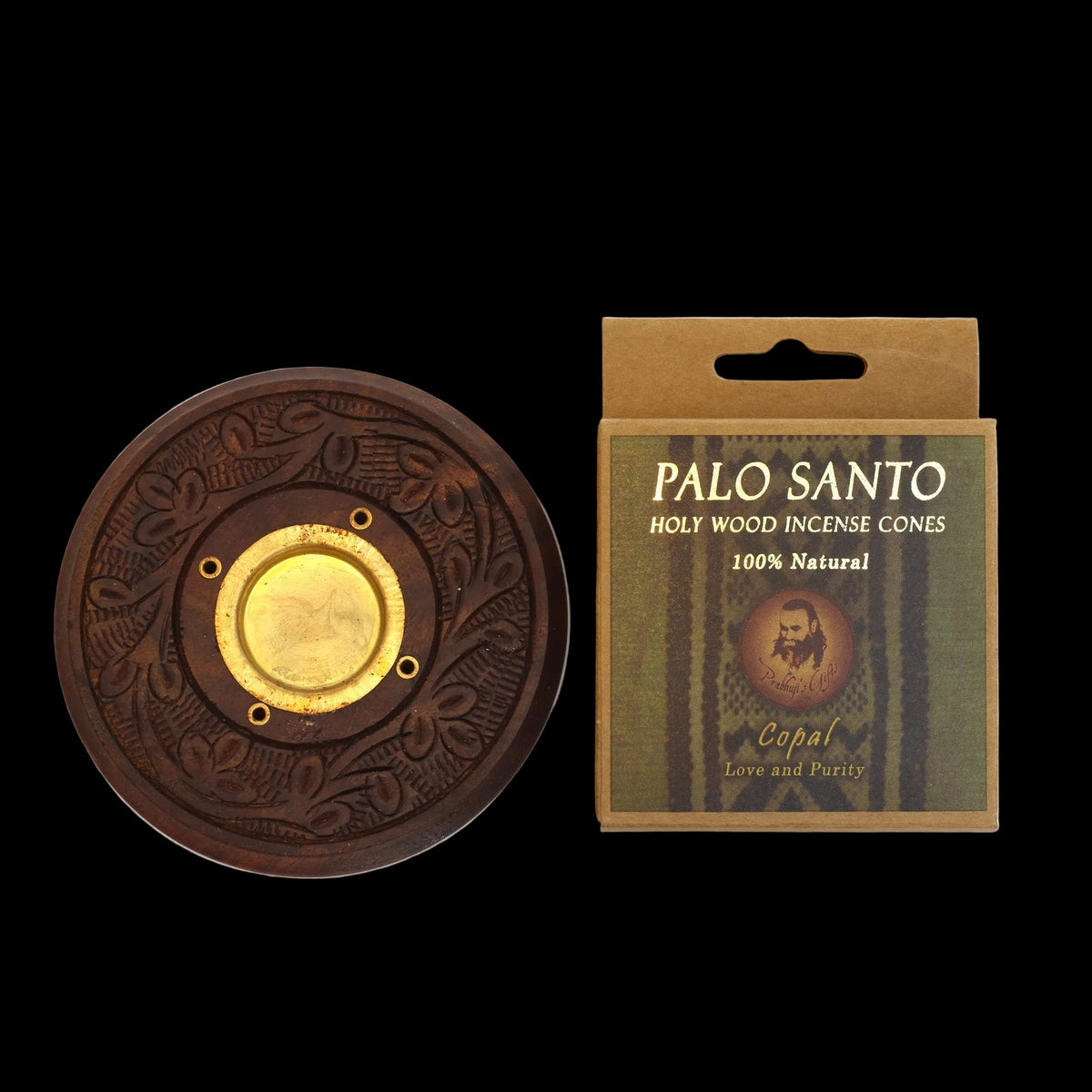 Kit - Palo Santo Copal Cones with Burner    - Mystic Journey Path