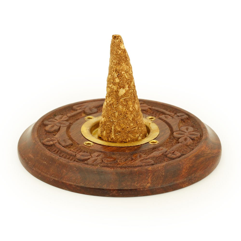 Kit - Palo Santo Wild Herbs Cones with Burner    - Mystic Journey Path