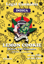 Lemon Cookie Live Rosin 5mg D9/CBD 8 ct. Indica (Box of 10) - Tree Spirit Wellness
