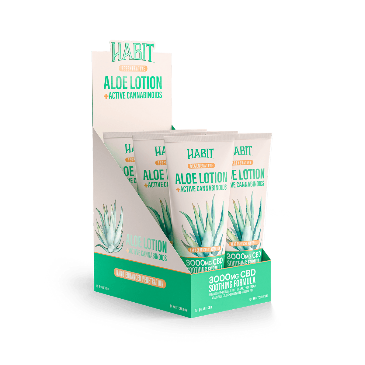Lotion 3000mg - Soothing Body Lotion 6oz - Box of 6 - Mystic Journey Path