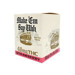 Make Em Say Uhh Strawberry 40mg D9 THC 8ct - Box of 10 - Mystic Journey Path