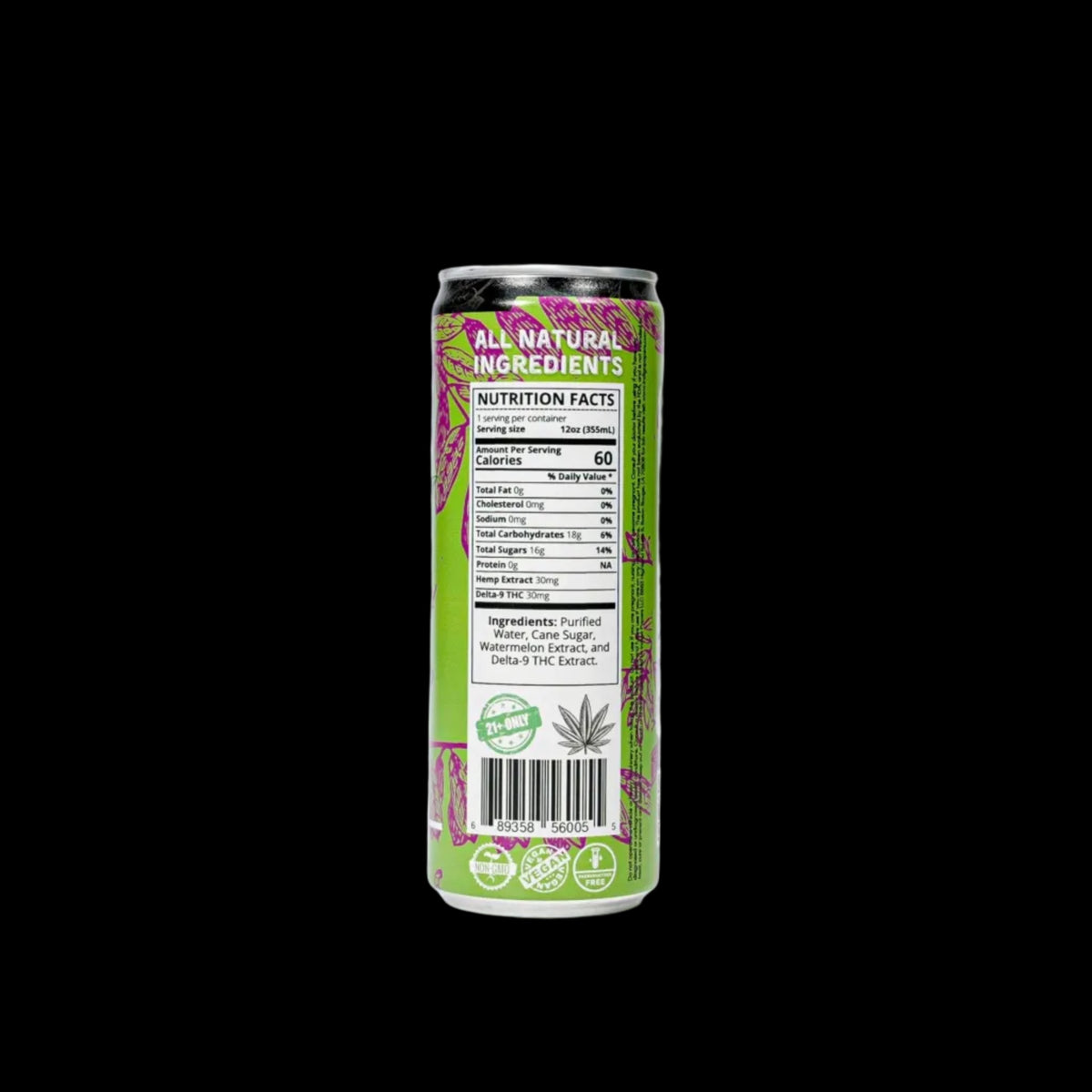 Mango Melon 30mg D9 Seltzer - Pack of 4 - Mystic Journey Path
