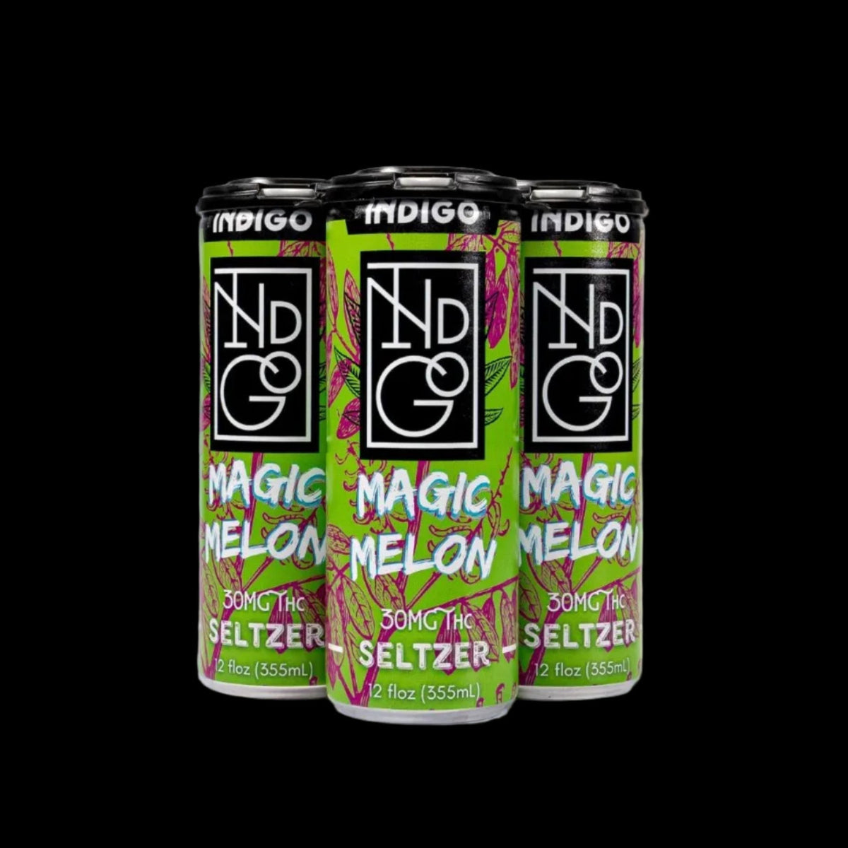 Mango Melon 30mg D9 Seltzer - Pack of 4 - Tree Spirit Wellness