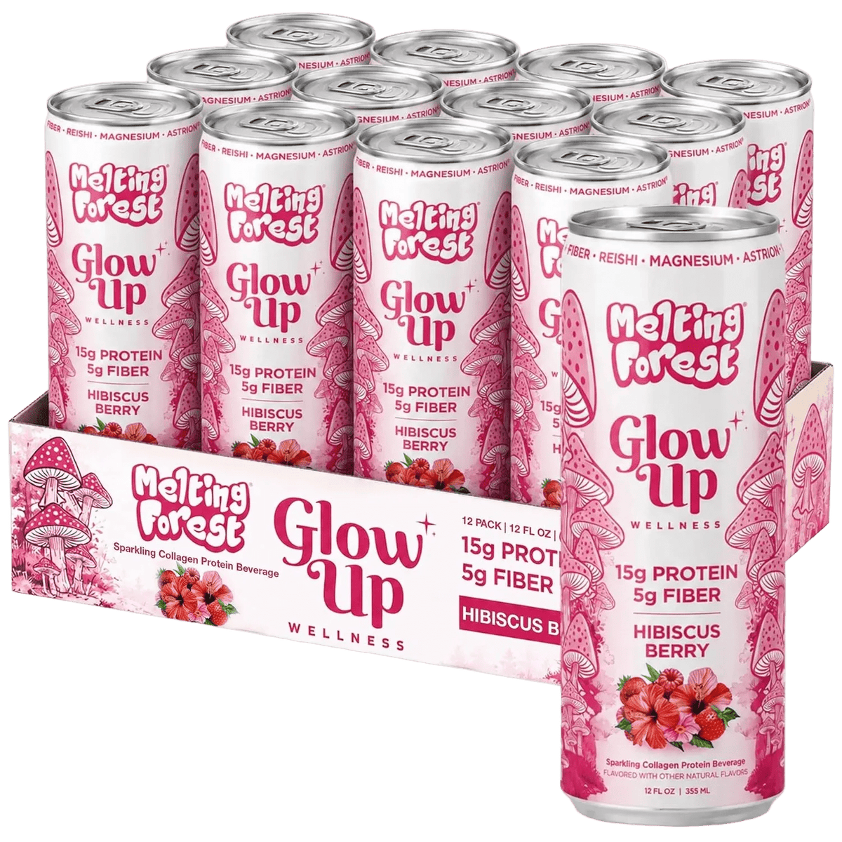 Melting forest - D-Stress Sparkling Water - 12 Pack - Mystic Journey Path