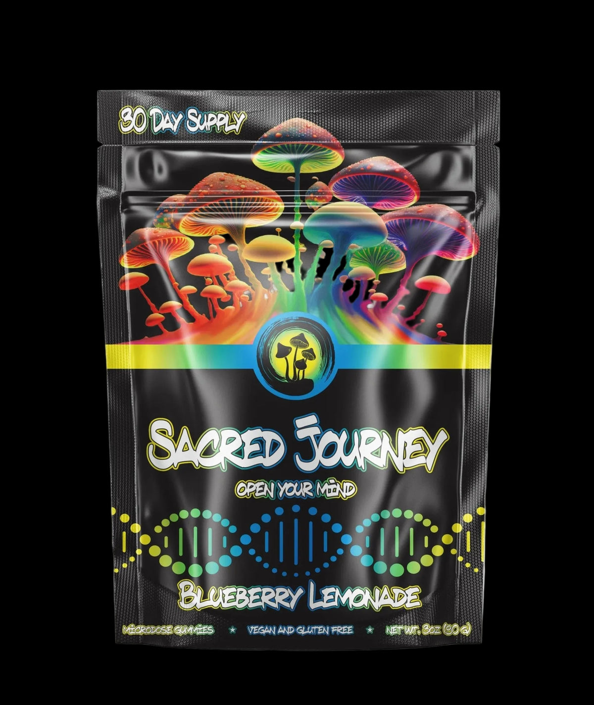 Microdose Gummies – Blueberry Lemonade (30ct) - Mystic Journey Path