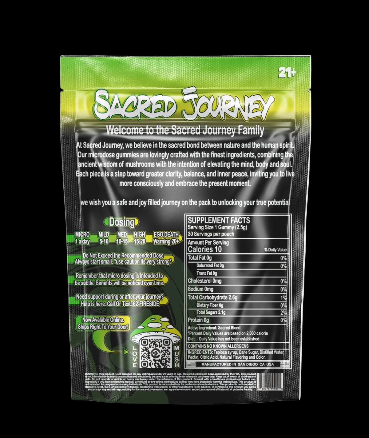 Microdose Gummies – Green Apple (30ct) - Mystic Journey Path