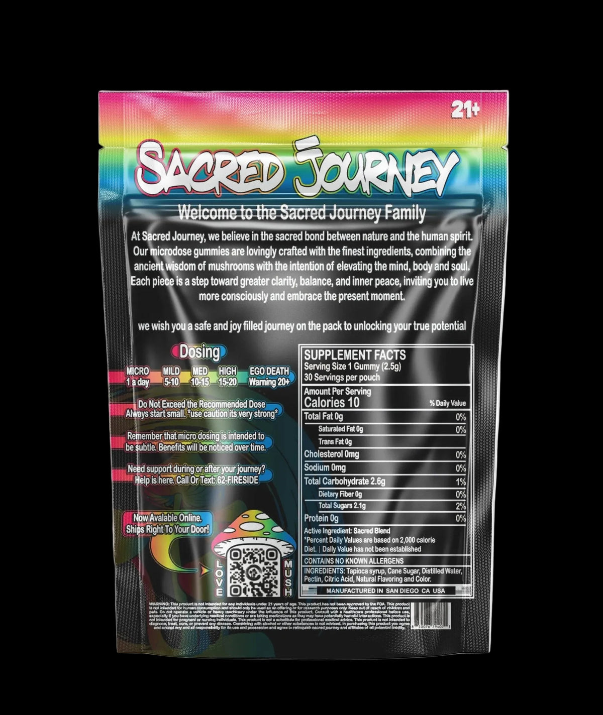 Microdose Gummies – Tropical Punch (30ct) - Mystic Journey Path