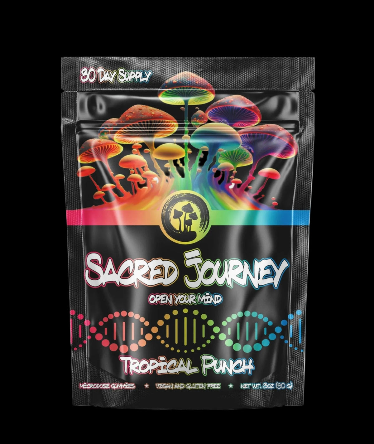 Microdose Gummies – Tropical Punch (30ct) - Mystic Journey Path