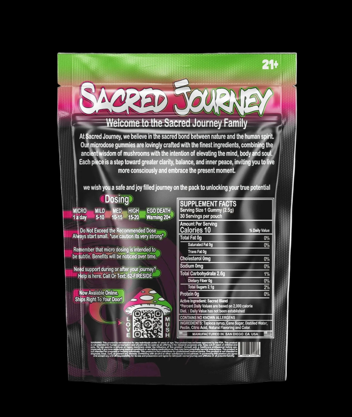 Microdose Gummies – watermelon (30ct) - Mystic Journey Path