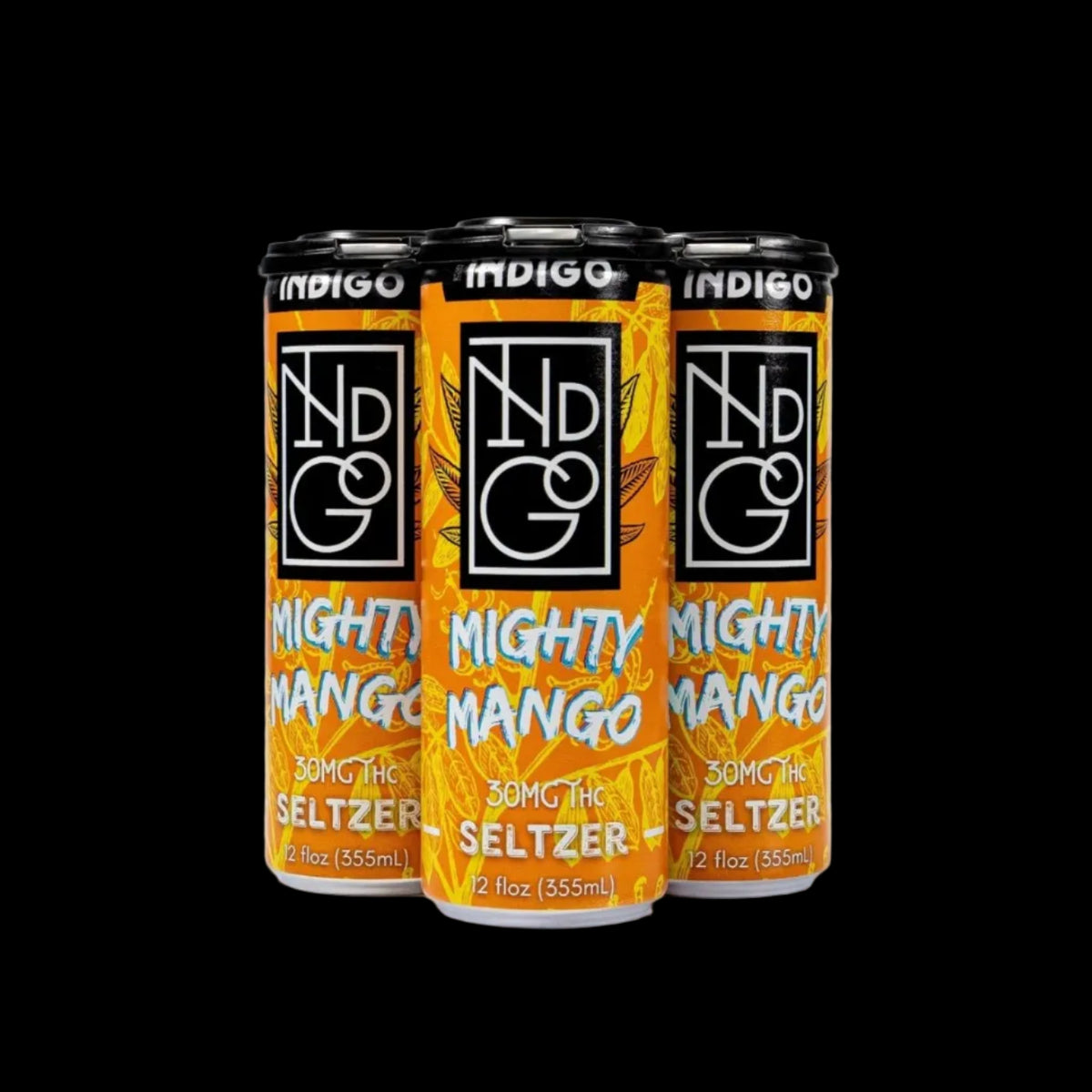 Mighty Mango 30mg D9 Seltzer - Pack of 4 - Mystic Journey Path