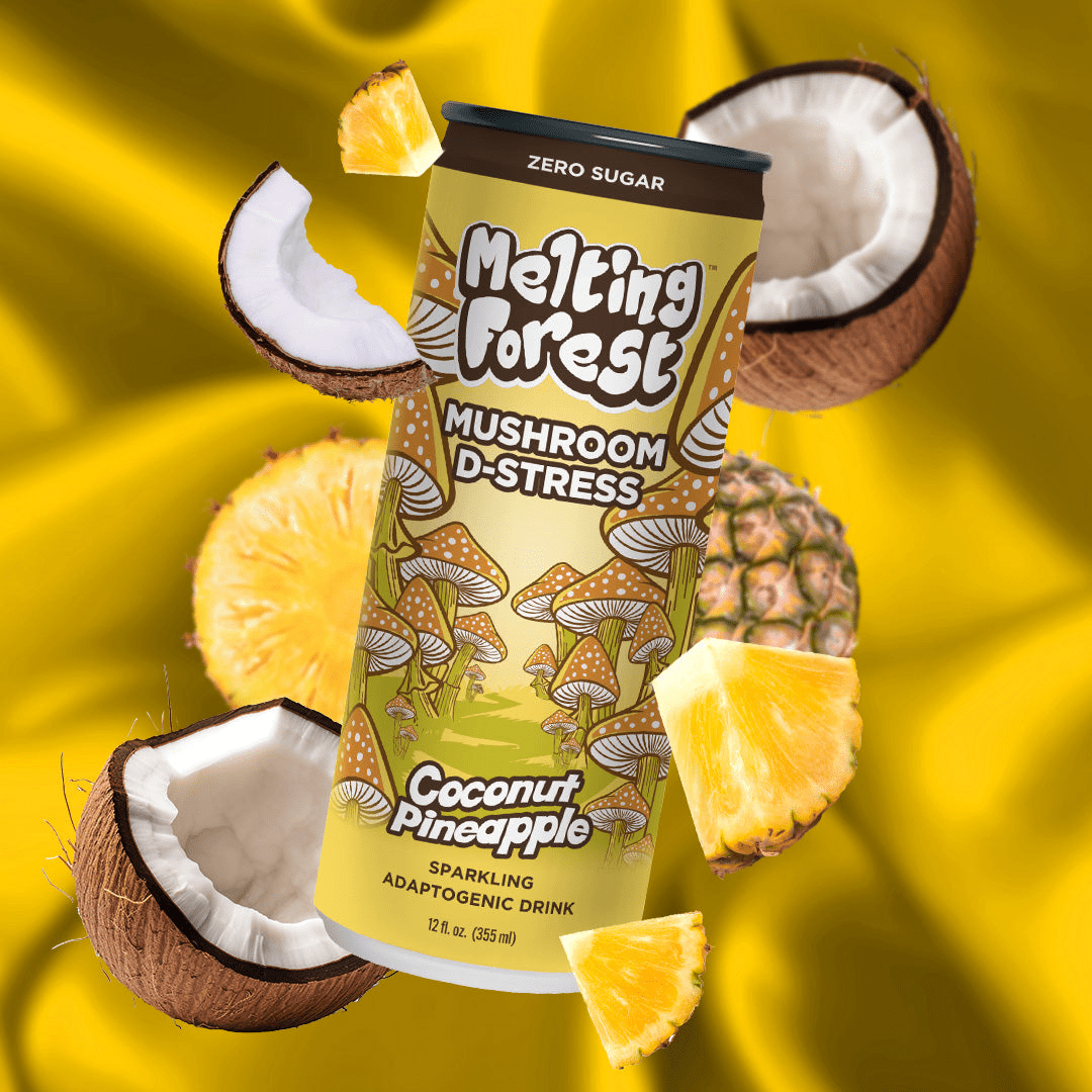 Melting forest - Mushroom D-Stress Sparkling Water (Zero Caffeine) - Mystic Journey Pathv
