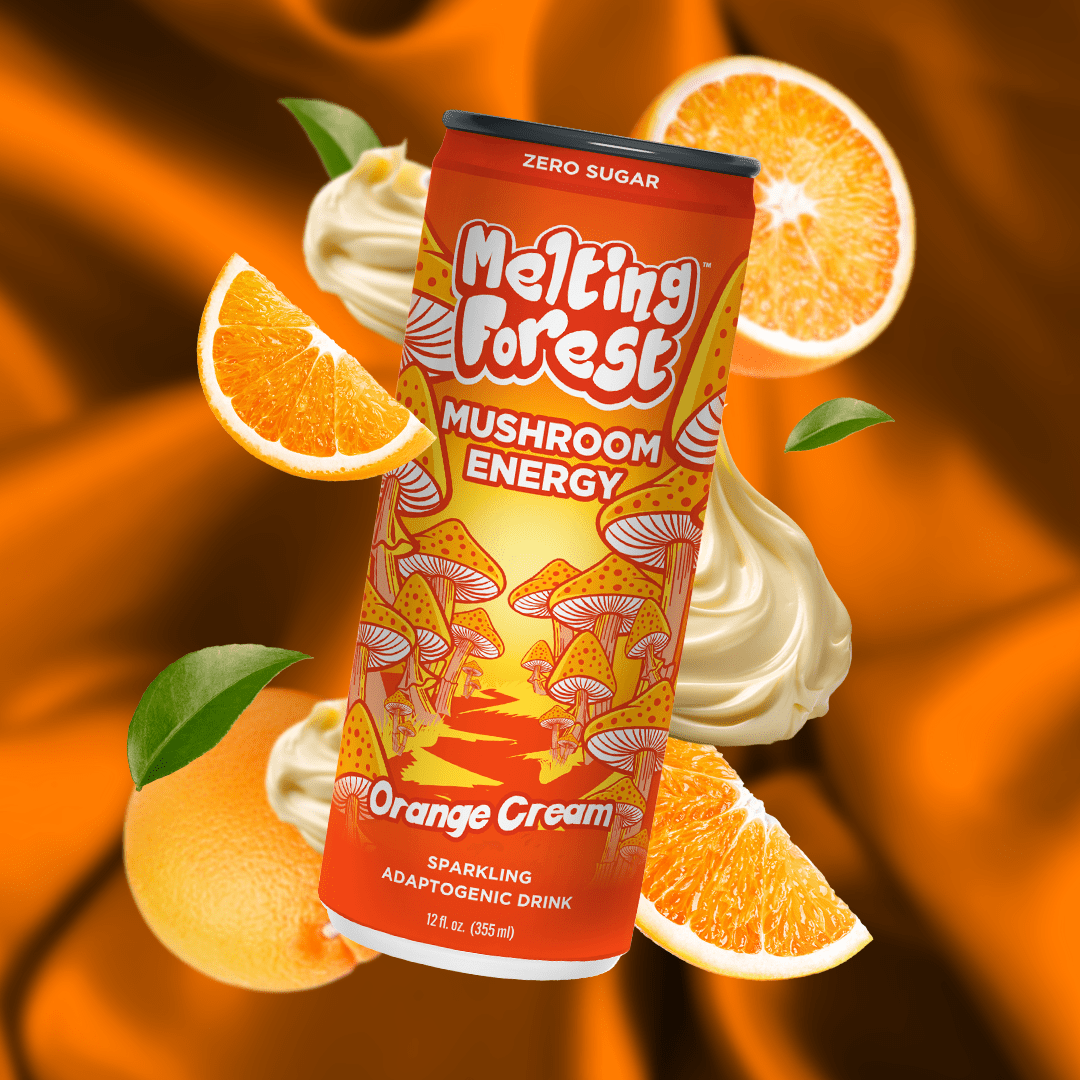 Melting forest - Mushroom Energy Sparkling Water - Mystic Journey Path