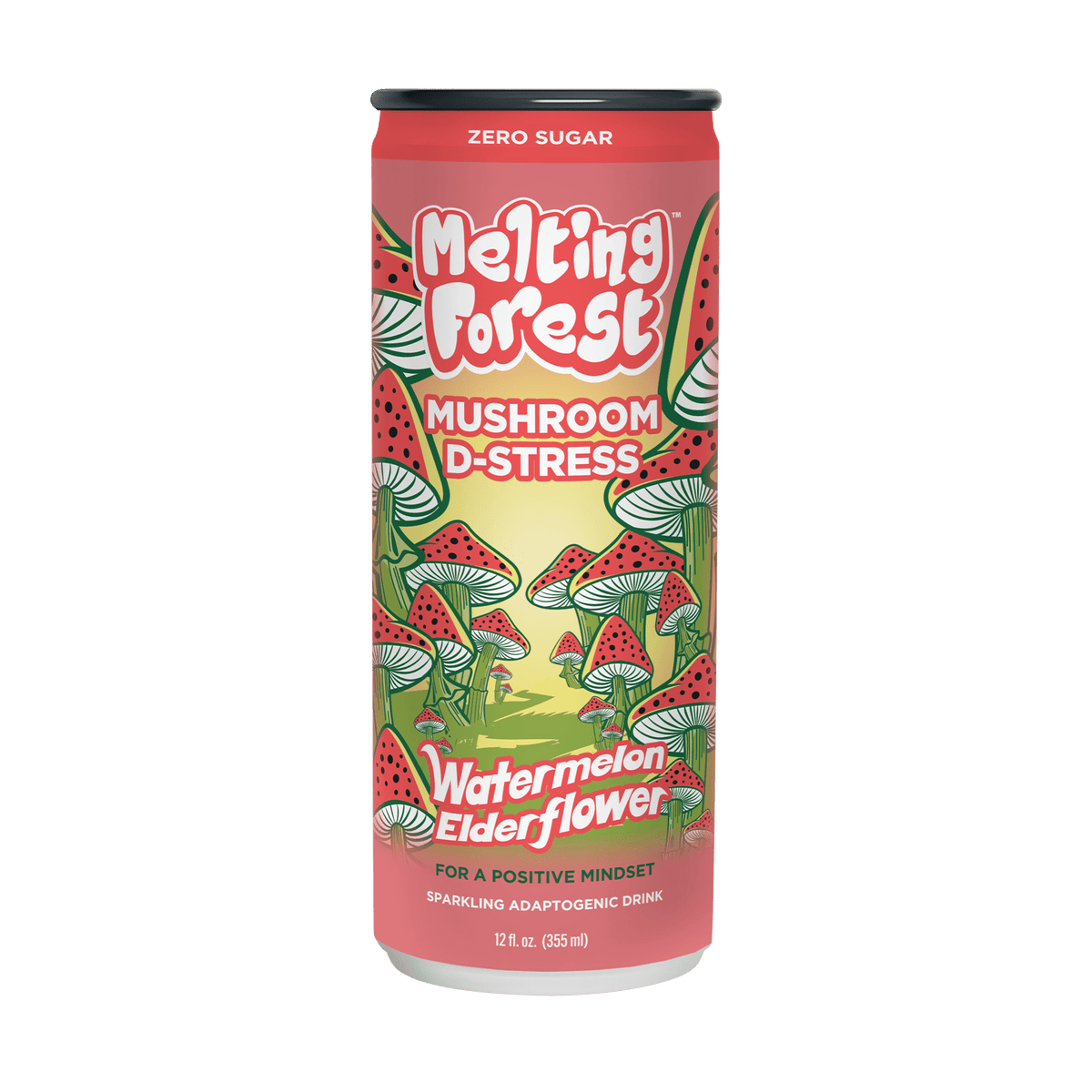 Melting forest - Mushroom D-Stress Sparkling Water (Zero Caffeine) - Mystic Journey Path