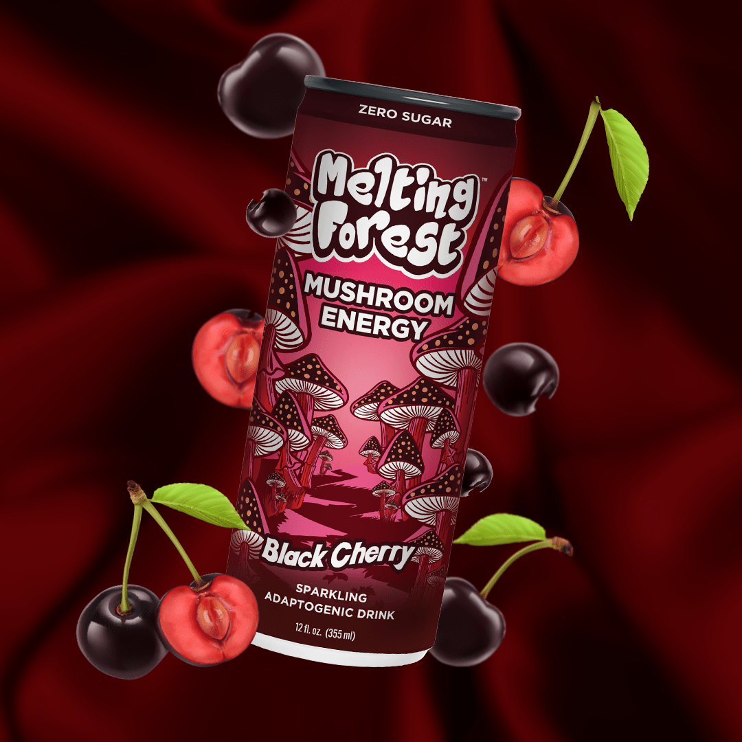 Melting forest - Mushroom Energy Sparkling Water -Mystic Journey Path