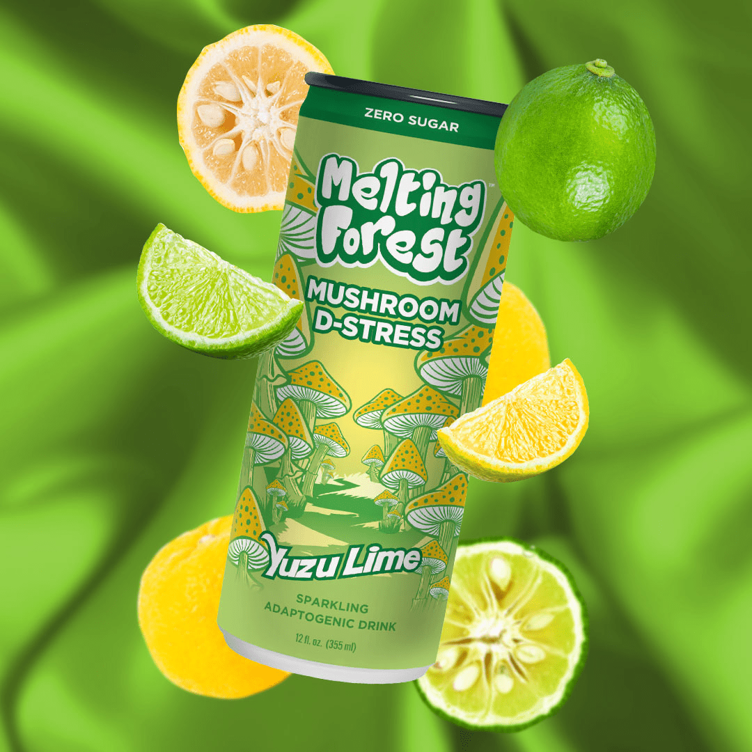 Melting forest - Mushroom D-Stress Sparkling Water (Zero Caffeine) - Mystic Journey Path