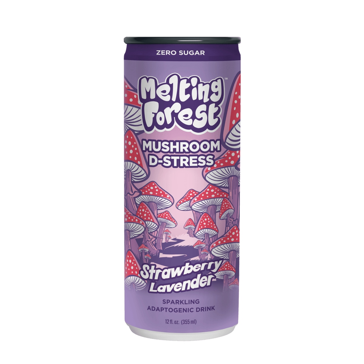 Melting forest - Mushroom D-Stress Sparkling Water (Zero Caffeine) - Mystic Journey Path