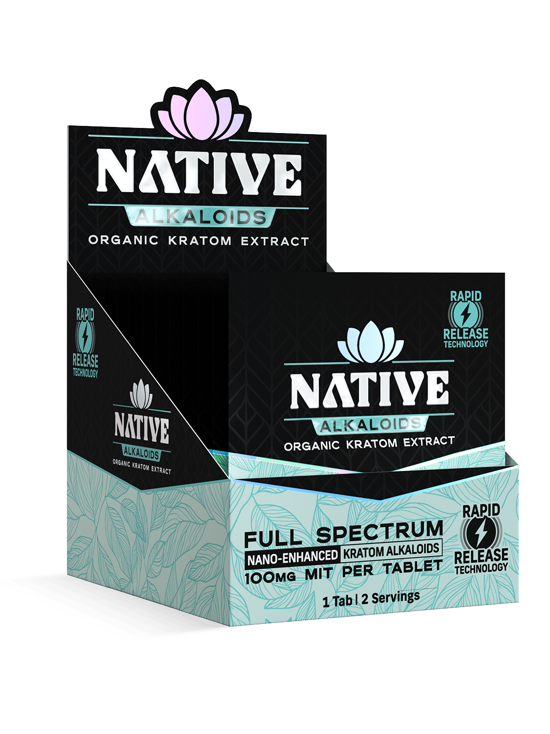 Native Alkaloids Natural Flavor 100mg 1 pk TAB (20pk DISPLAY CASE) - Mystic Journey Path