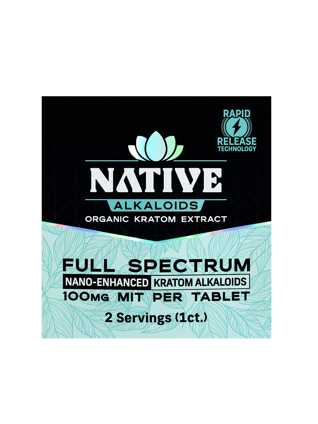 Native Alkaloids Natural Flavor 100mg 1 pk TAB (20pk DISPLAY CASE) - Mystic Journey Path
