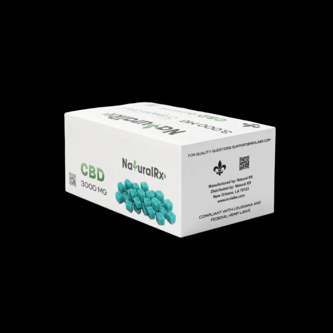 Naturalrx -Tropical Fruit CBD Gummies 3g - 30 Gummies/Bag - Mystic Journey Path