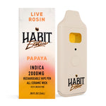 New! 2000mg Live Rosin Rechargeable Vape - Papaya (Indica) - 10 Pack - Mystic Journey Path