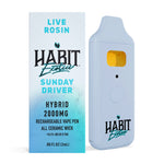 THCA Live Rosin Rechargeable Vape - Sunday Driver 2g (Hybrid) - 10 Pack - Mystic Journey Path