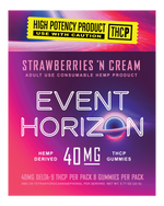 Event Horizon THCP gummies Stawberries n Cream~40mg Box of 10 - Mystic Journey Path