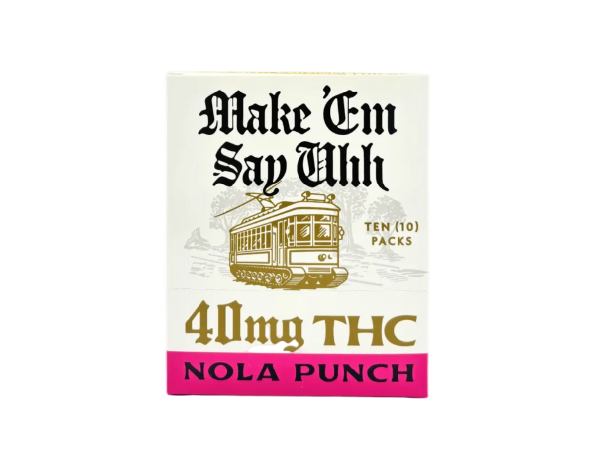 Nola Punch Make Em say Uhh D9/THCP 5mg - 40mg Box of 10 - Mystic Journey Path