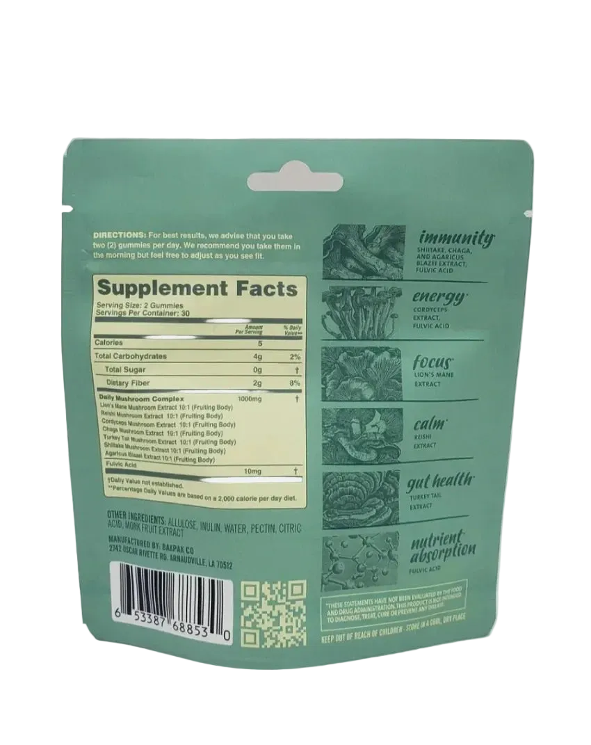 NEW! Mushroom Daily Gummies - Mystic Journey Path