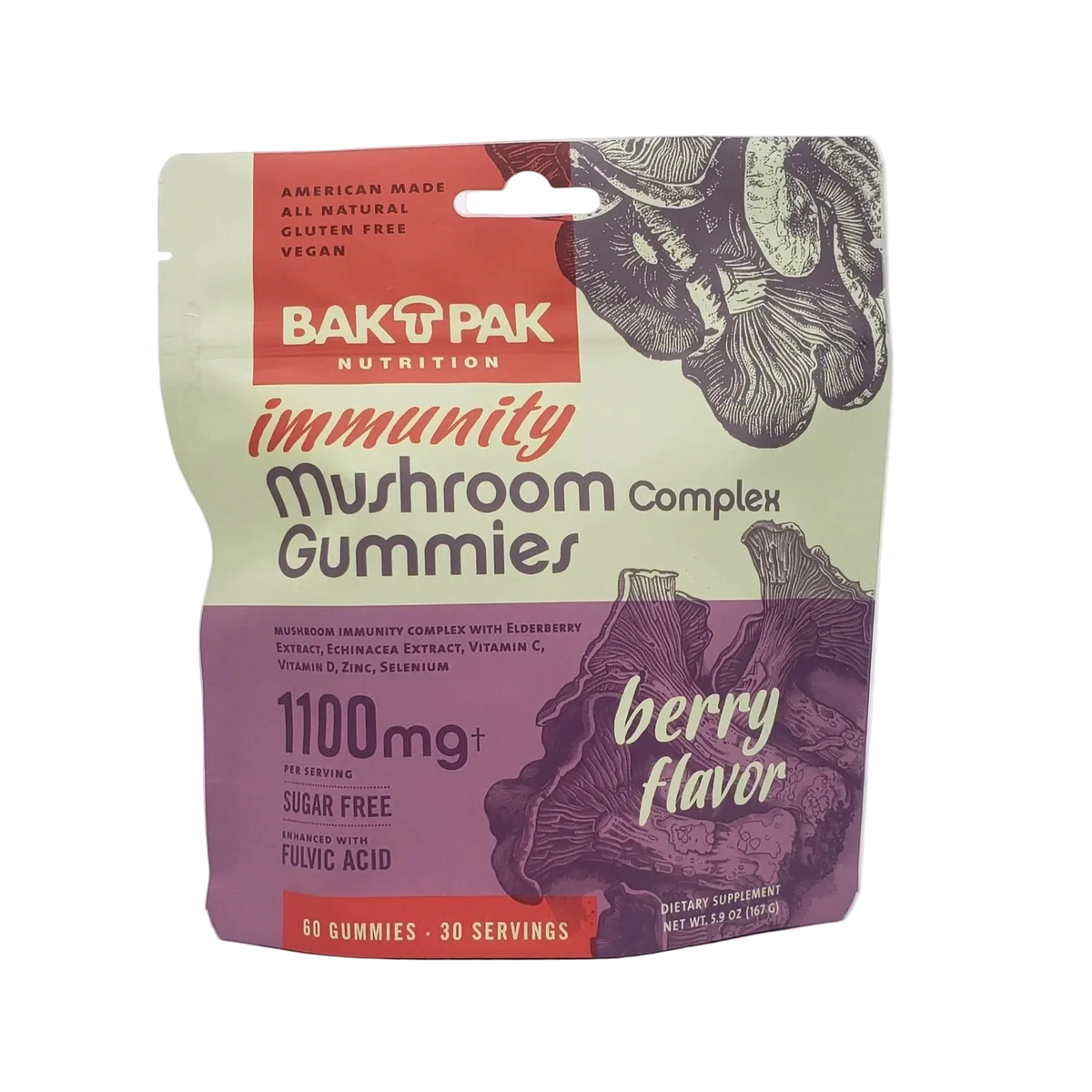NEW! Mushroom Immunity Gummies~ Berry - Mystic Journey Path