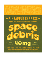 Space Debris Hybrid Live Resin Pineapple Express D9~40mg Box of 10 - Mystic Journey Path