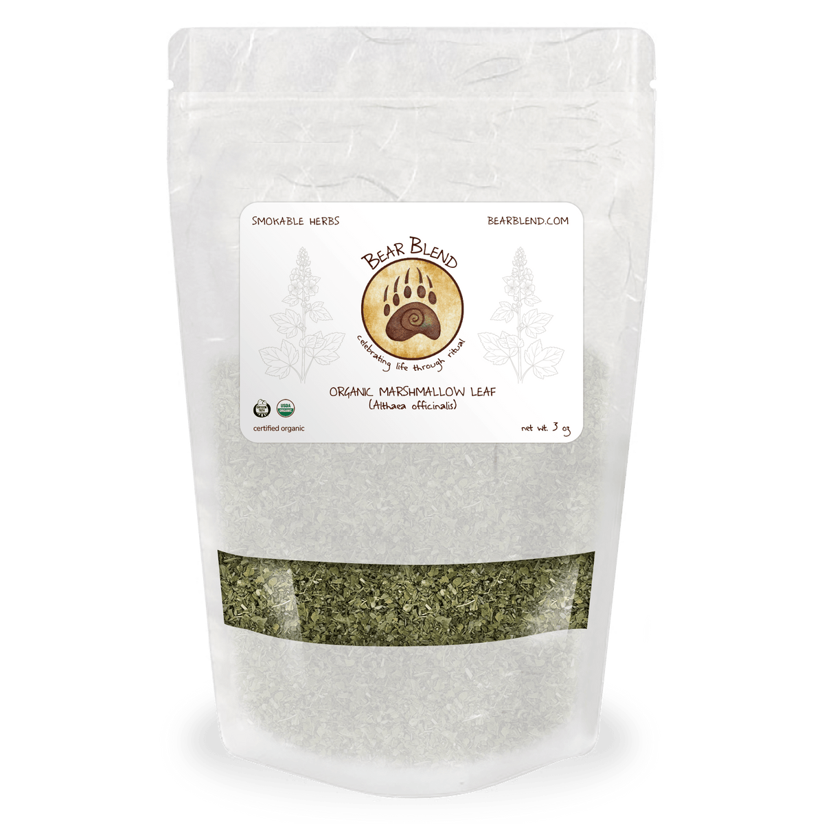 Organic Marshmallow - Smokable Herbs - Mystic Journey Path