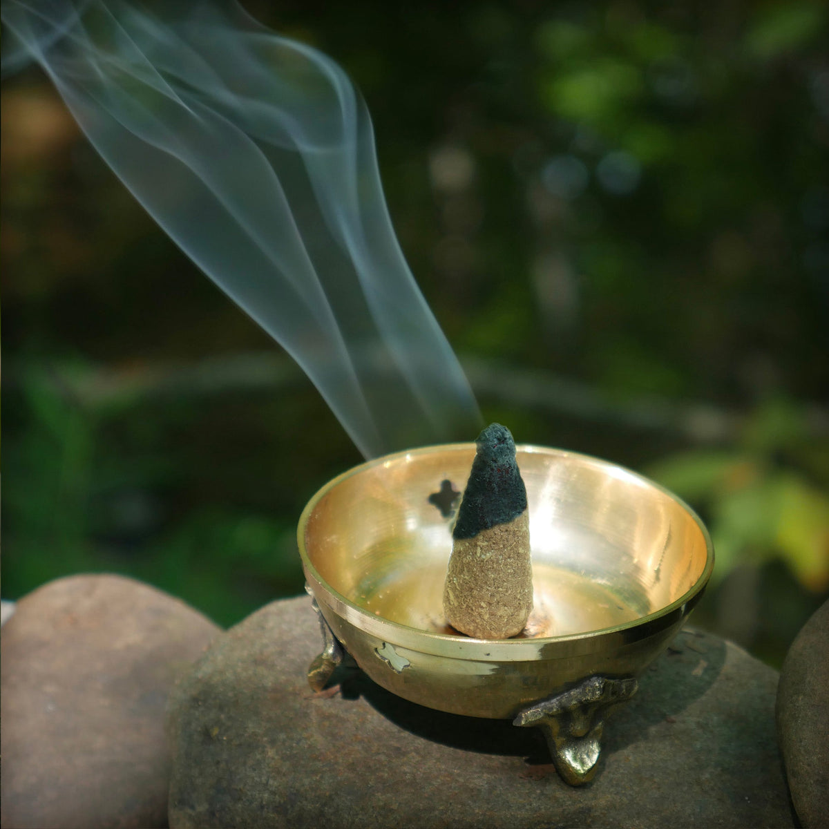 Palo Santo and Cinnamon - Protection & Prosperity -  6 Incense Cones - Wholesale and Retail Prabhuji's Gifts   - Mystic journey Path