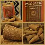 Palo Santo and Cinnamon - Protection & Prosperity -  6 Incense Cones - Wholesale and Retail Prabhuji's Gifts   - Mystic journey Path