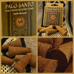 Palo Santo and Copal - Love & Purity -  6 Incense Cones - Wholesale and Retail Prabhuji's Gifts  - Mystic journey Path