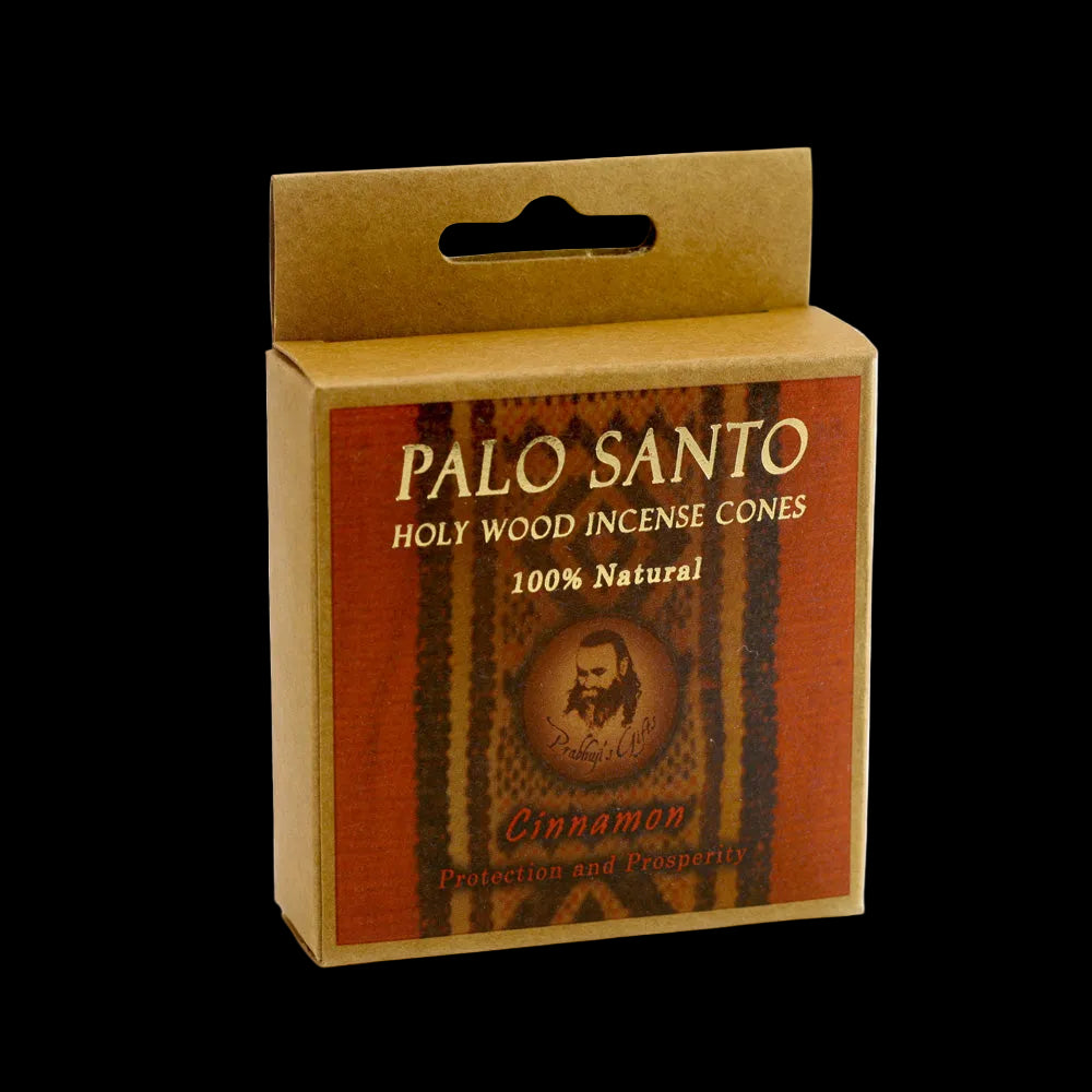 Palo Santo and Cinnamon - Protection & Prosperity -  6 Incense Cones - Wholesale and Retail Prabhuji's Gifts   - Mystic journey Path