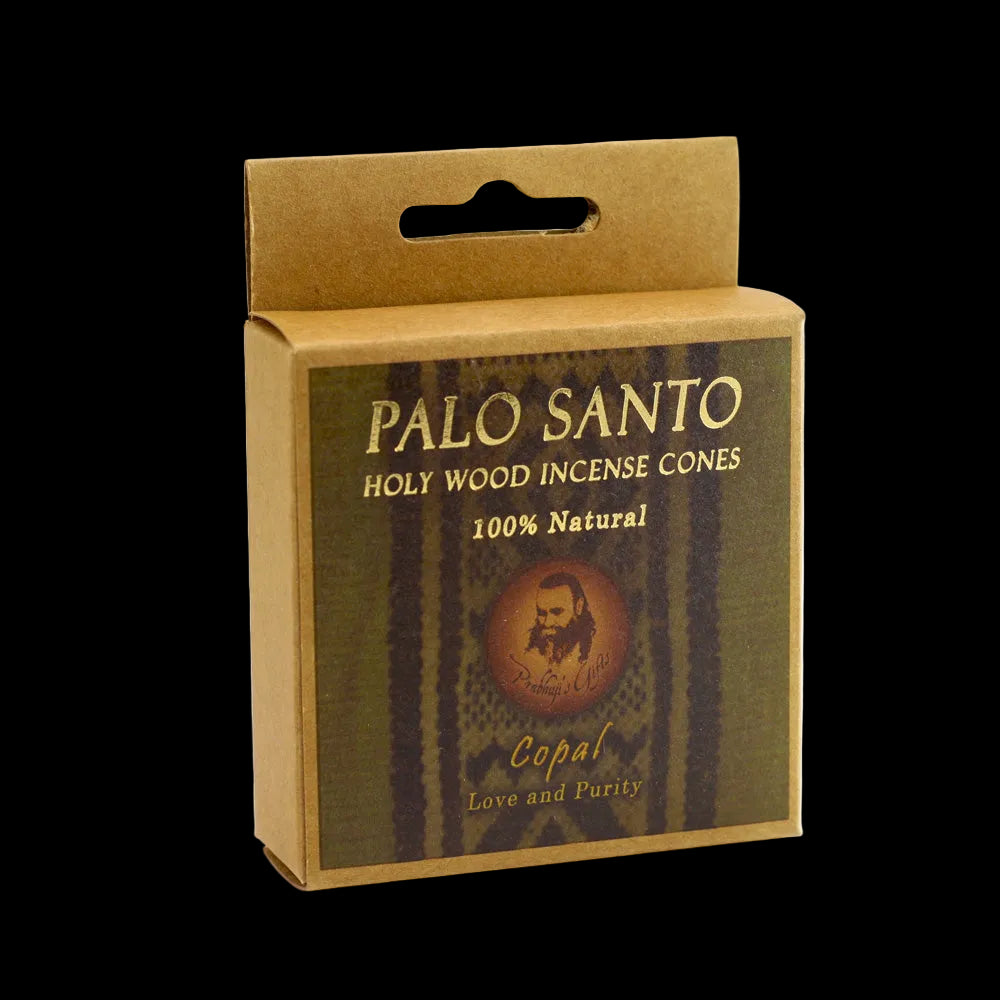 Palo Santo and Copal - Love & Purity -  6 Incense Cones - Wholesale and Retail Prabhuji's Gifts  - Mystic journey Path