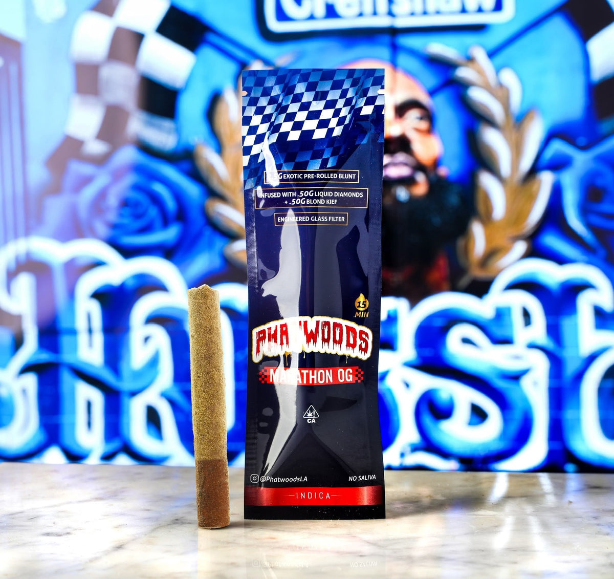 Phatwoods THCP Pre-Rolled Blunt 3.5g Indica - 20pk - Mystic Journey Path