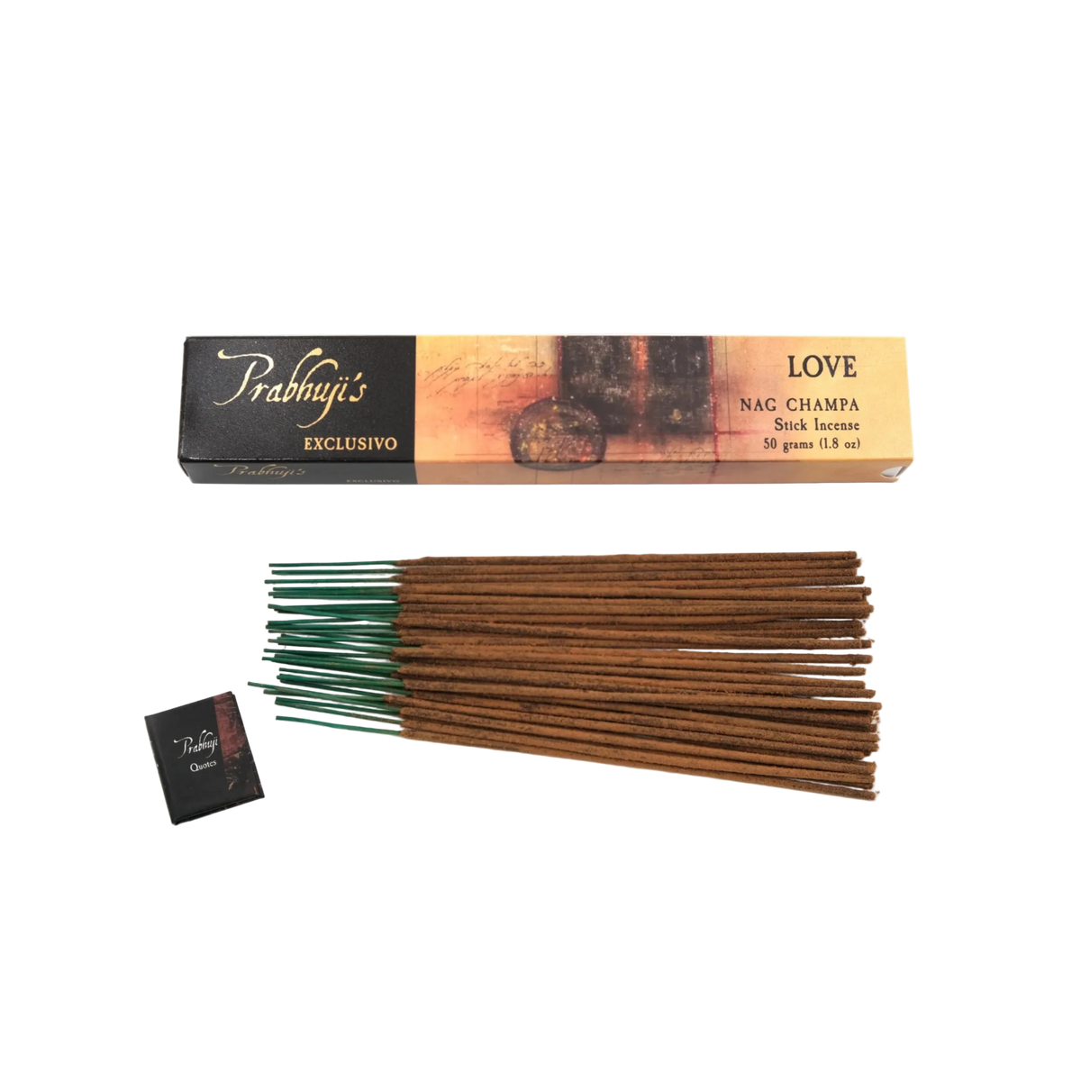 Prabhuji Incense Sticks Prabhuji's Exclusivo - Love - Nag Champa - 50g pack - Mystic Journey Path
