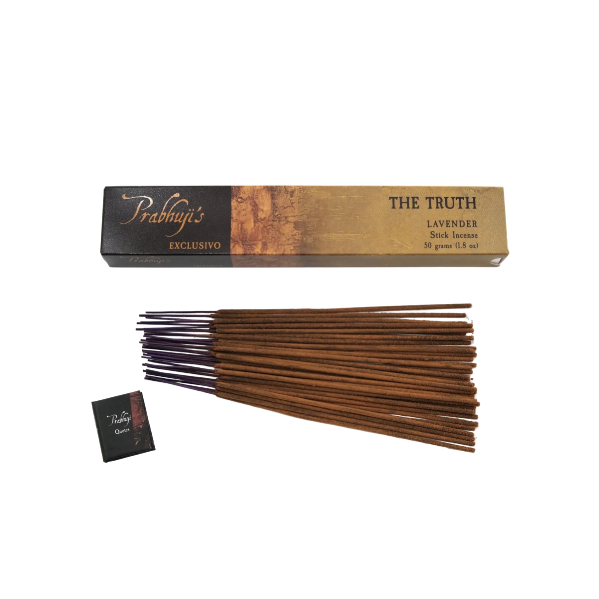 Prabhuji Incense Sticks Prabhuji's Exclusivo - The Truth - Lavender - 50g pack - Mystic Journey Path