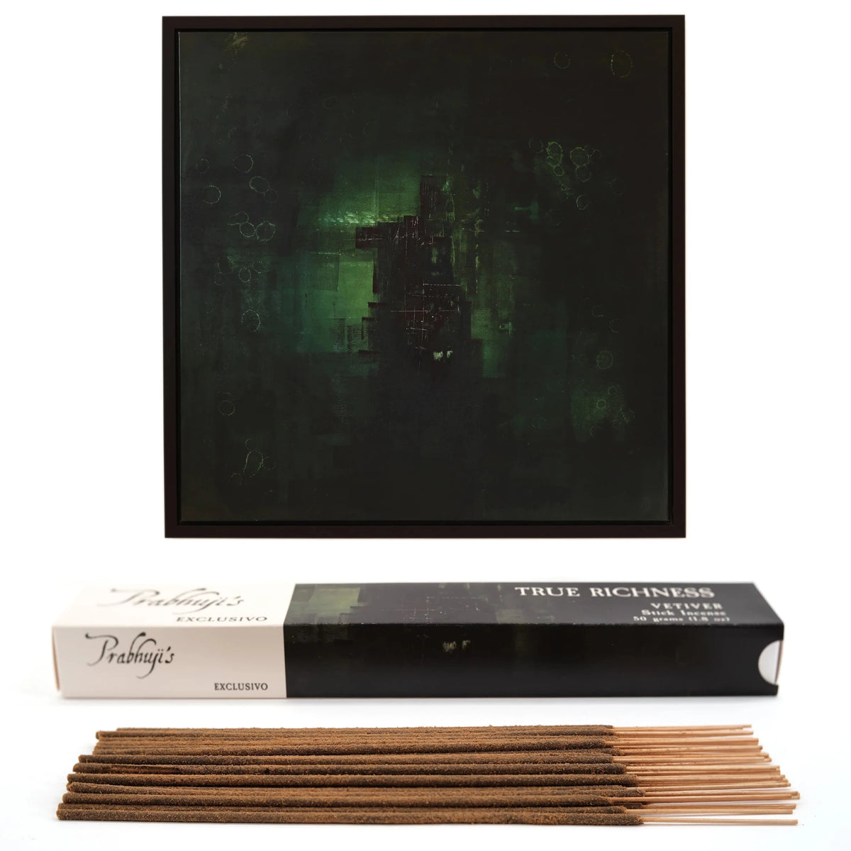 Prabhuji Incense Sticks Prabhuji's Exclusivo - True Richness - Vetiver - 50g pack - Mystic Journey Path