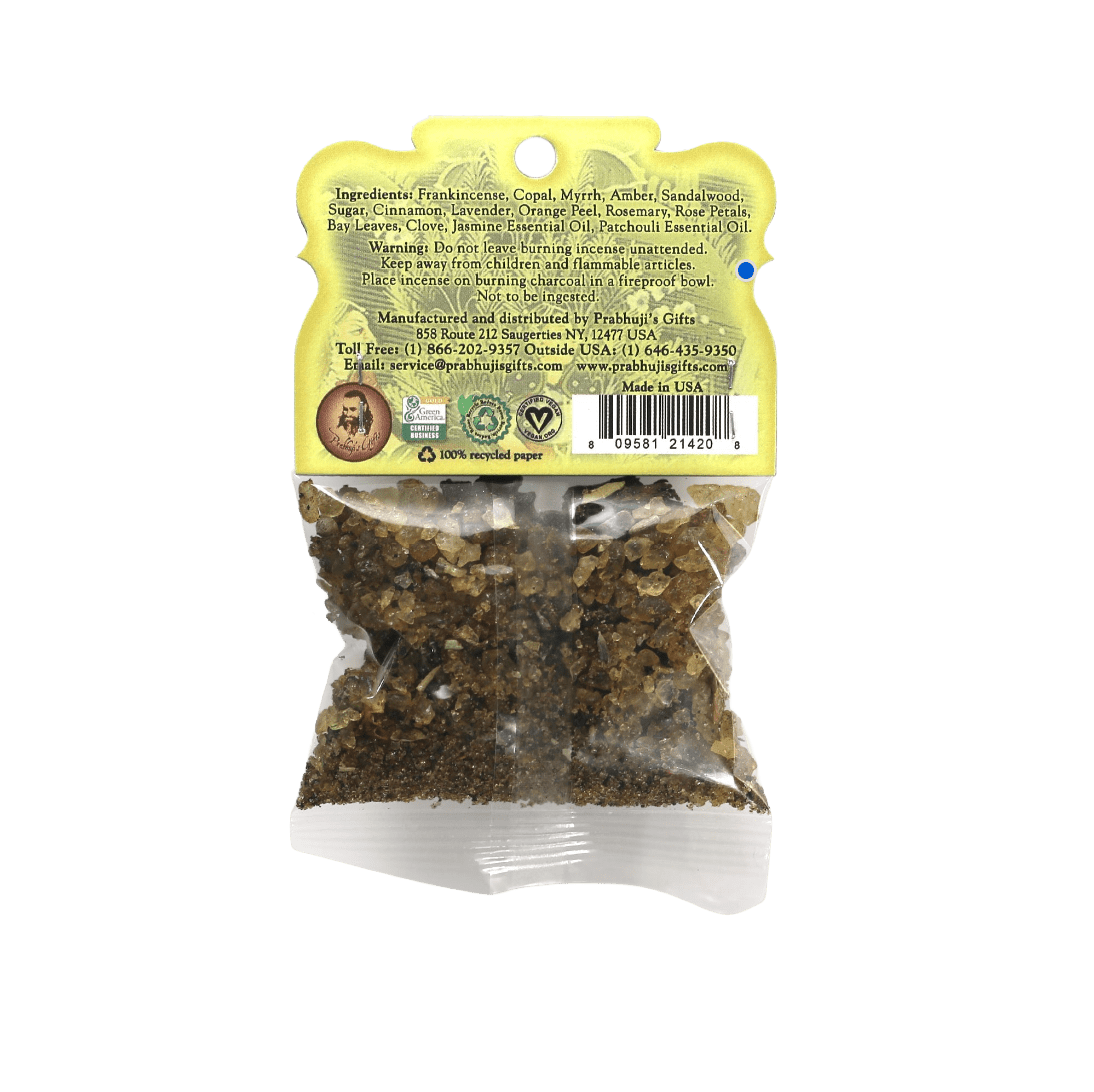 Prabhuji Resin Incense Surya - Happiness and Joy - 1.2oz bag - Mystic Journey Path