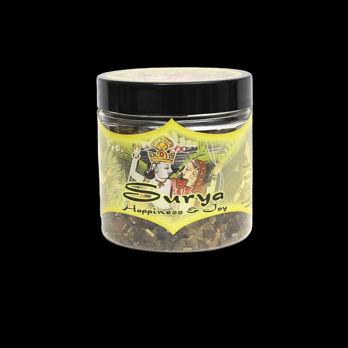 Resin Incense Surya - Happiness and Joy - 2.4oz jar   - Mystic Journey Path
