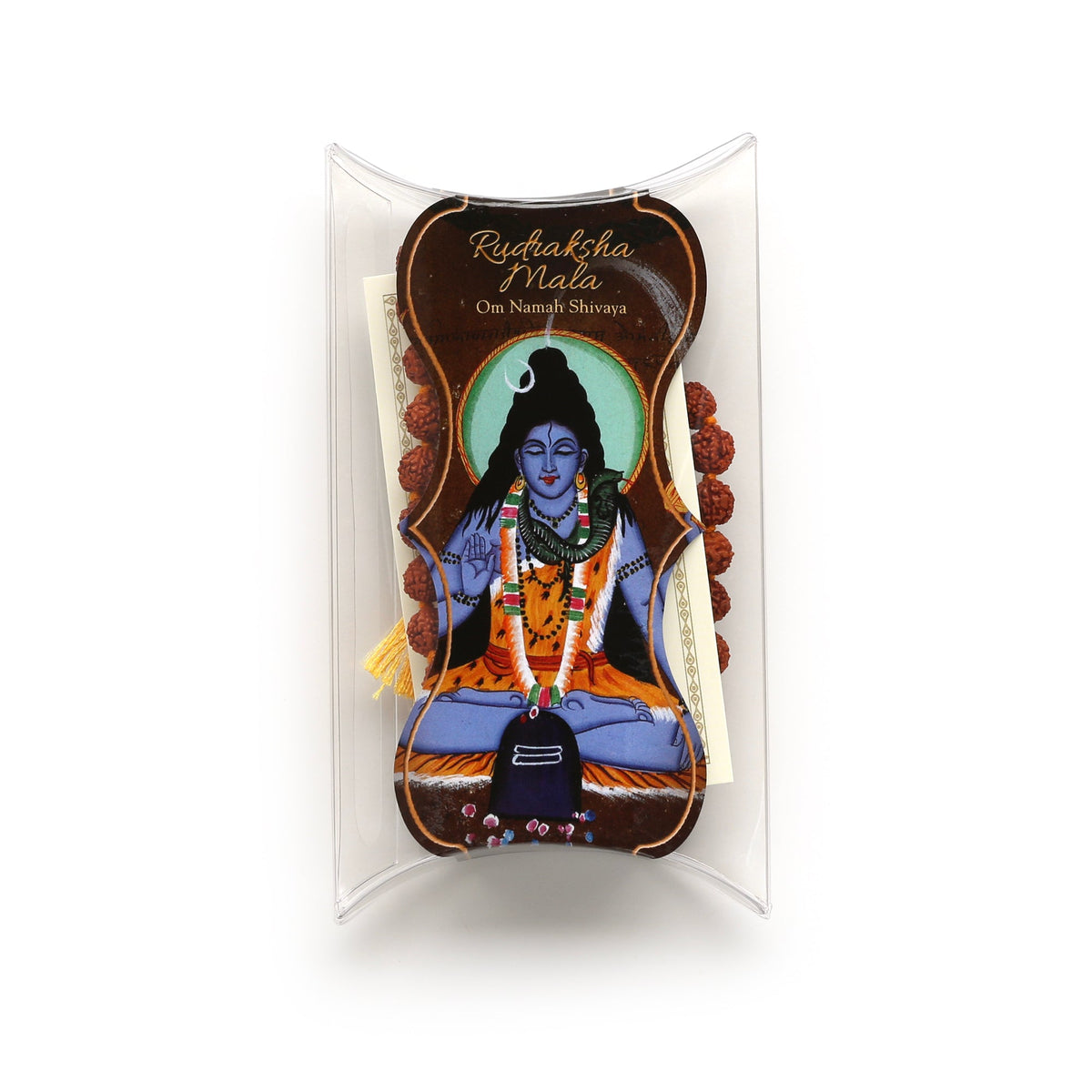 Prabhuji Prayer Mala Beads - Rudraksha - 108 Prayer Beads  - Mystic Journey Path