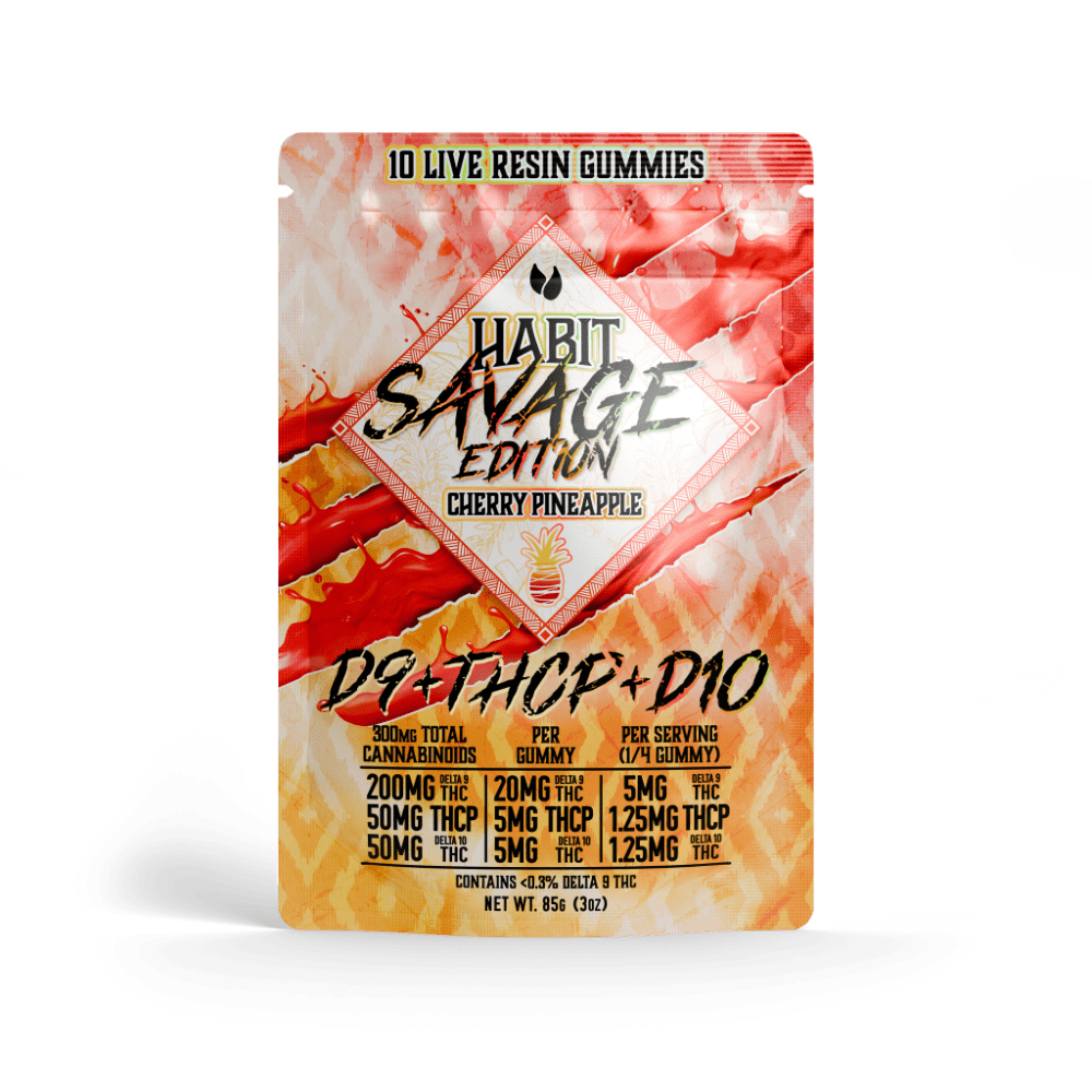 SAVAGE EDITION Delta 9+THCP+Delta 10 gummies Cherry Pineapple - Mystic Journey Path