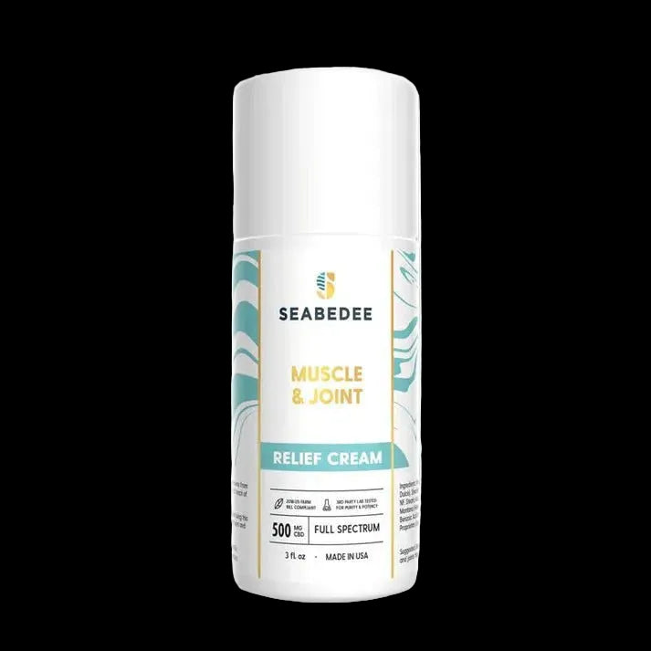 Seabedee Muscle and Joint Relief Cream 500mg Cannabinoids - Mystic Journey Path
